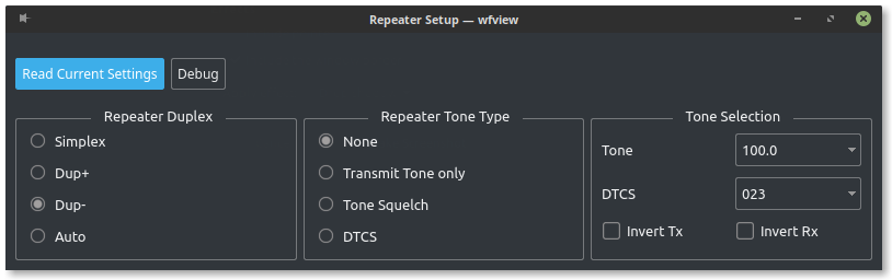 wfview repeater setup