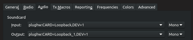 wsjt-x audio configuration with loopback devices