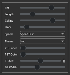 additional spectrum and filter controls